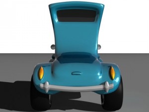 cartoon car 3D 모델