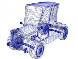 cartoon car 3D 모델