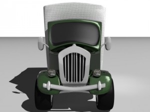 cartoon truck 3D Modell