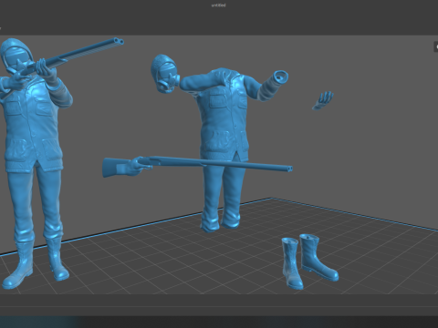 Stalker soldiers 3D Print Model