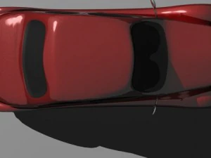 old cartoon car 3D Model