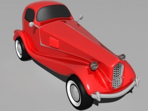 cartoon car Modelo 3D