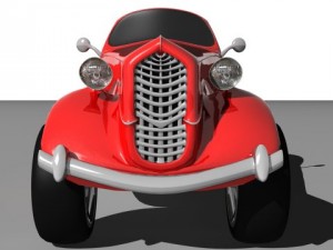 cartoon car 3D Model