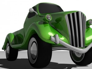cartoon pickup truck 3D Модель