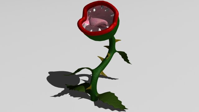 plant monster Modèle 3D .c4d .max .obj .3ds .fbx .stl .blend 