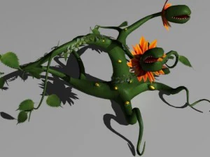 vine monster plant 3D Model