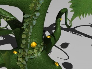 vine monster plant 3D Model