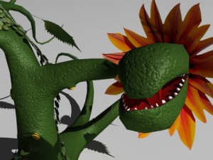 vine monster plant 3D Model