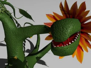 vine monster plant 3D Model