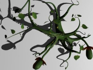 vine monster plant 3D Model