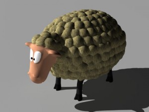 cartoon sheep 3D 모델