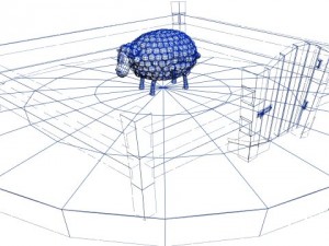 cartoon sheep 3D 모델