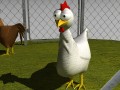 chickens in coop 3D Model