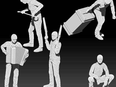 Bandits Model Cetak 3D