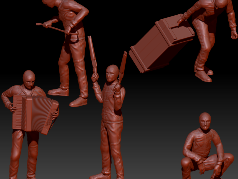 Bandits 3D प्रिंट मॉडल