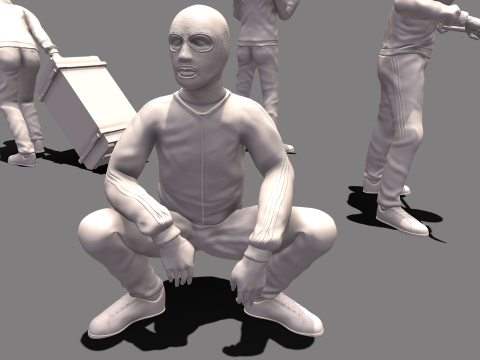 Bandits 3D प्रिंट मॉडल