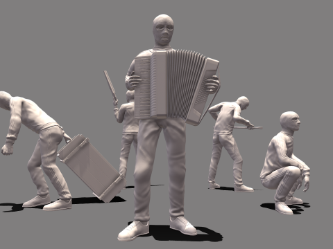 Bandits 3D प्रिंट मॉडल