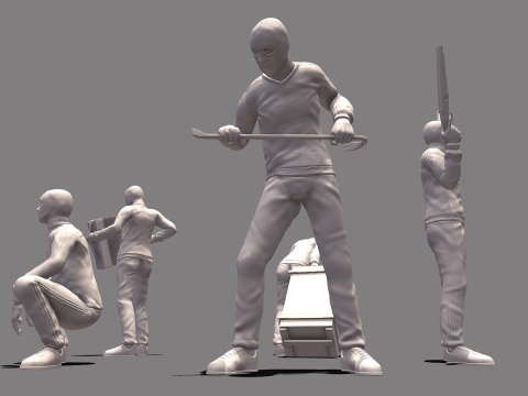Bandits 3D प्रिंट मॉडल