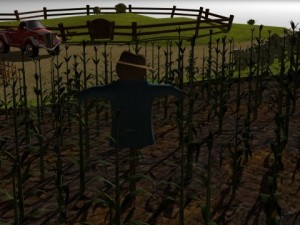 cartoon farm 3D Model
