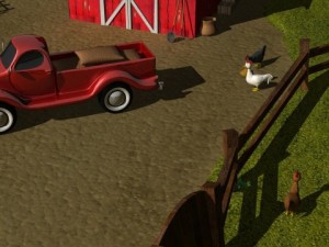 cartoon farm 3D Model