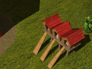 cartoon farm 3D Model