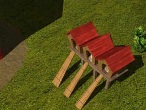cartoon farm 3D Model