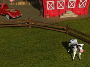cartoon farm 3D Model