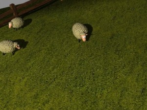 cartoon farm 3D Model