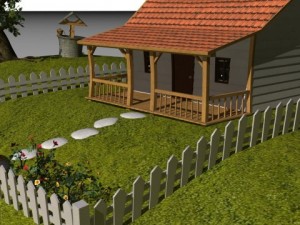 cartoon farm 3D Model