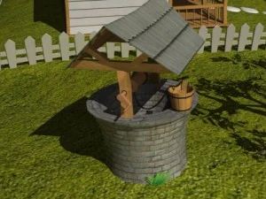 cartoon farm 3D Model