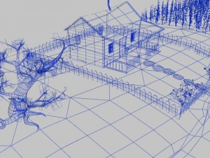 cartoon farm 3D Model