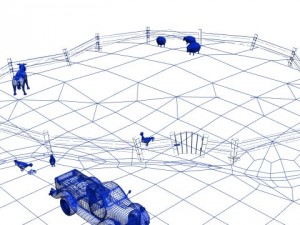 cartoon farm 3D Model