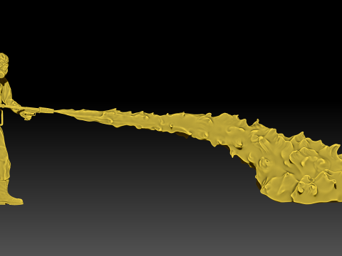 Flamethrower soldiers Model Cetak 3D