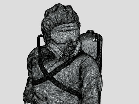 Flamethrower soldiers Model Cetak 3D