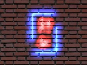 Neon sign collection 2 3D Model