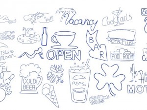 Neon signs collection 3 3D 模型
