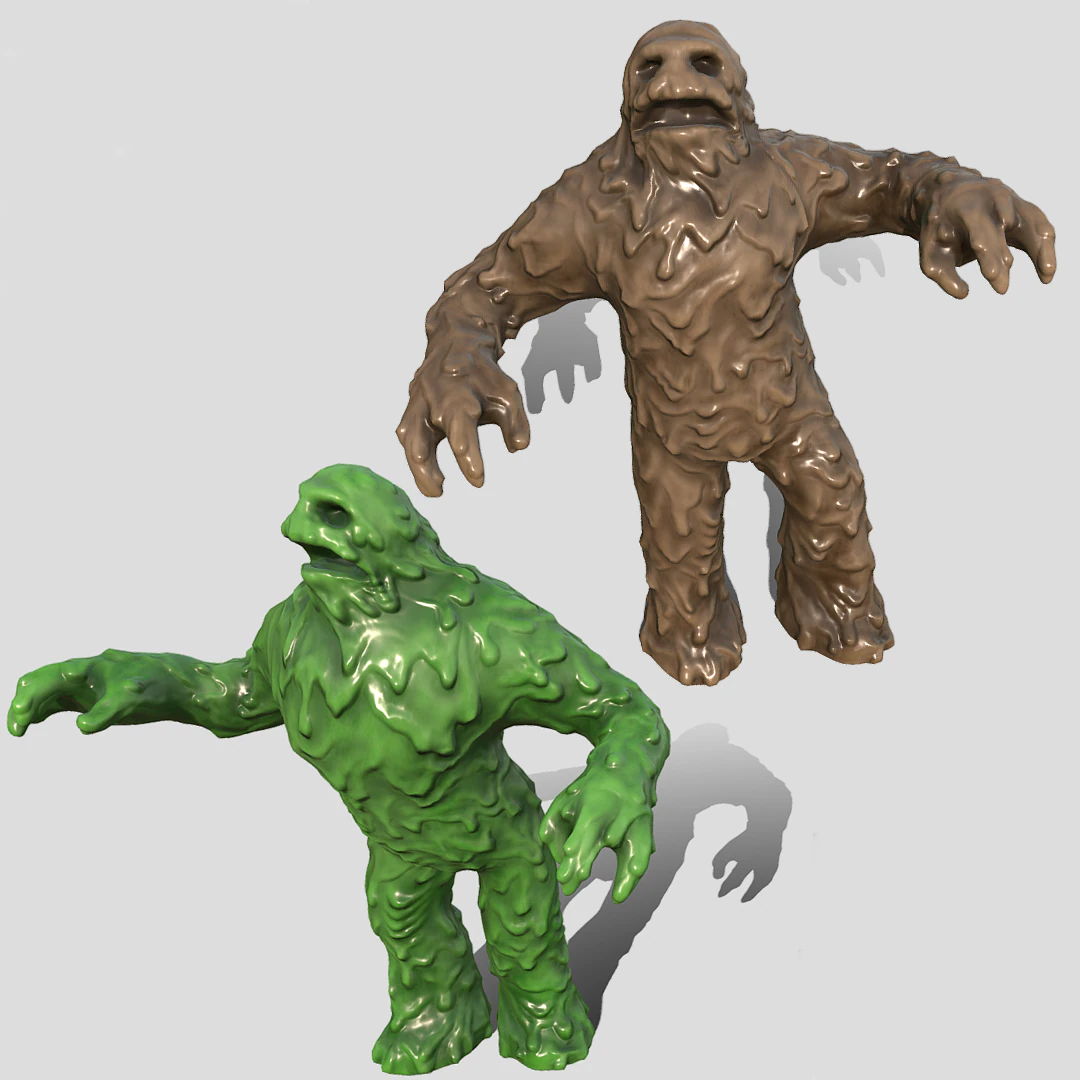 Mudman 3D Model .c4d .max .obj .3ds .fbx .stl .blend 