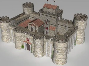 castle keep 3D Model