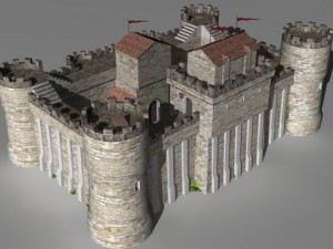 castle keep 3D Model