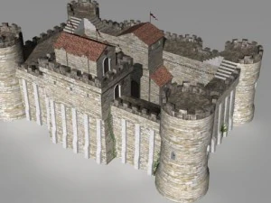 castle keep 3D Model