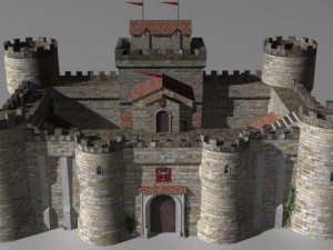 castle keep 3D Model