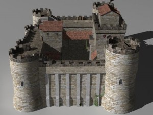 castle keep 3D Model