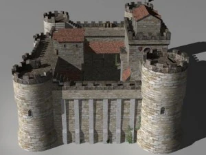 castle keep 3D Model