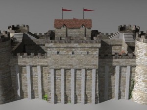 castle keep 3D Model