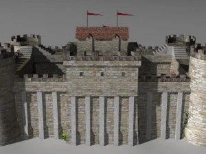 castle keep 3D Model