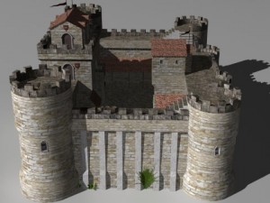 castle keep 3D Model