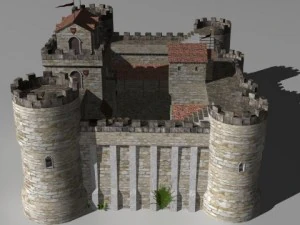 castle keep 3D Model