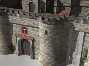 castle keep 3D Model