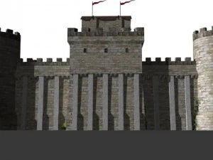 castle keep 3D Model