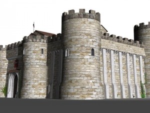 castle keep 3D Model